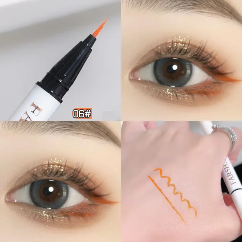 Αδιάβροχο στυλό ματιών 12 χρωμάτων Ultra-fine Tip Liquid eyeliner μακράς διαρκείας Eye Liner Quick-Dry Πολύχρωμο μακιγιάζ για Cosplay — image 13