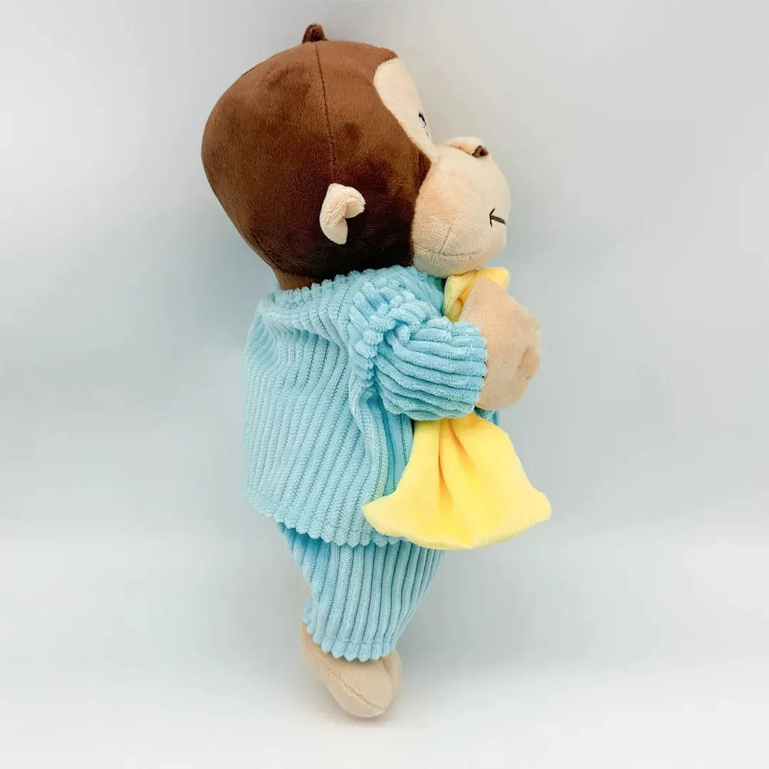 Νέο Anime Fire Dept Fireighter Curious George Plush Cute Baby Curious George Monkey Λούτρινα μαλακά ζώα Παιχνίδι κούκλας μαξιλαριού βελούδου — image 10
