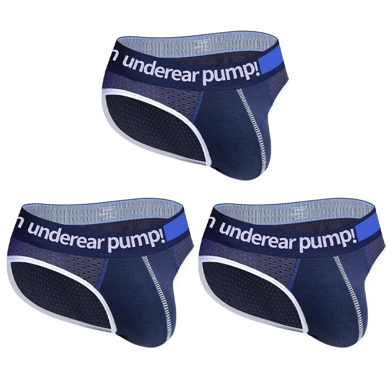 Cueca masculina de malha emagrecedora, cintura baixa, bolsa convexa em u, cintura elástica, respirável, cueca jockstrap colorida — image 32