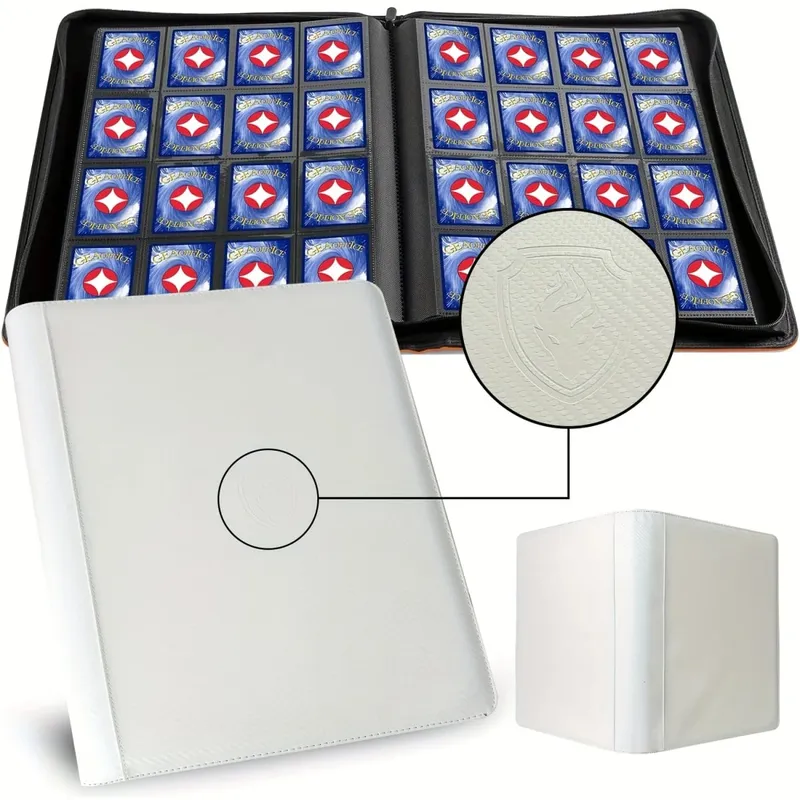 1024 Pockets Trading Card Binder Premium 16 Pockets Θήκη για κάρτες Φάκελοι Πλαϊνή φόρτωση Κάρτας Άλμπουμ για Sport Game Card