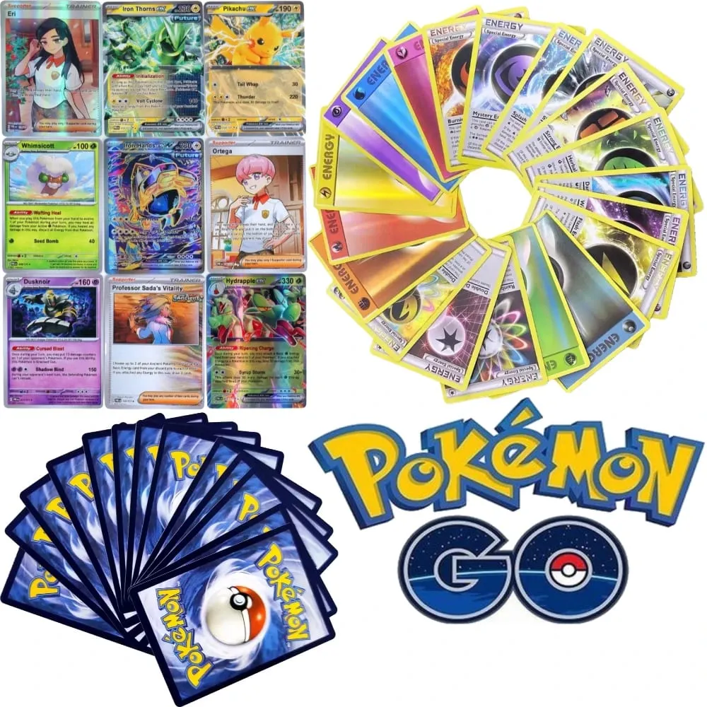 10 πακέτα καρτών Pokémon Bright Stars 151 Prismatic Evolutions PALDEAN FATES English Reinforcement Battle Δώρο κάρτα συναλλαγής — image 5