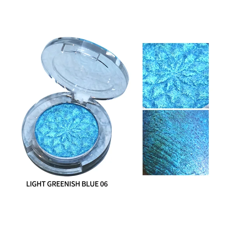 Chameleon Eye Palette szemhéjpúder paletta - személyre szabható duokróm préselt szemhéjfesték szett Glitter Infused Pearlescent Finish Pri — image 9
