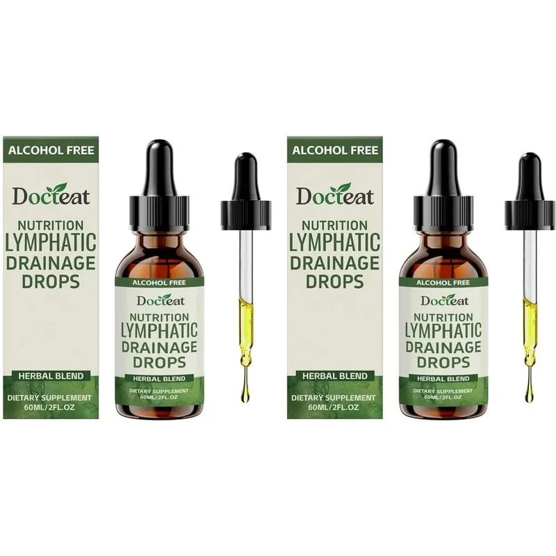 Μίγμα Lymphatic Drainage Drops Χωρίς αλκοόλ Υποστηρίζει τη λεμφική ισορροπία και ζωτικότητα με βιταμίνη B12 και ψευδάργυρο 60 ml — image 9