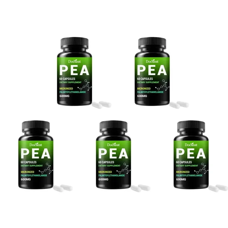 Κάψουλες Docteat PEA 600 mg Micronized Palmitoylethanolamide Supports Compound Balance Maintenance Comfort and Ease 60 κάψουλες — image 13