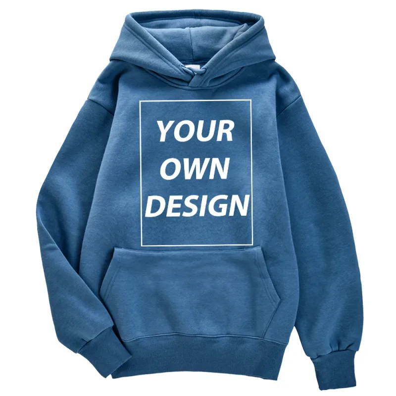 Customized DIY Print Lalaki Babae Autumn Winter Hoodies Casual Classic Pullover Simple Comfy Streetwear Soft Warm Sports Clothing — image 18