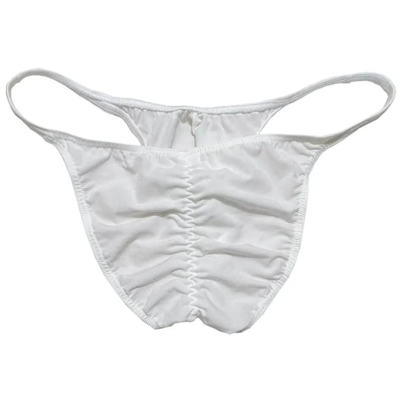 Men's Soft Micro Briefs Underwear Breathable Lightweight Ultrathin Bikini Briefs Men Low Rise Mini Triangle Cut Mini Panties — image 2