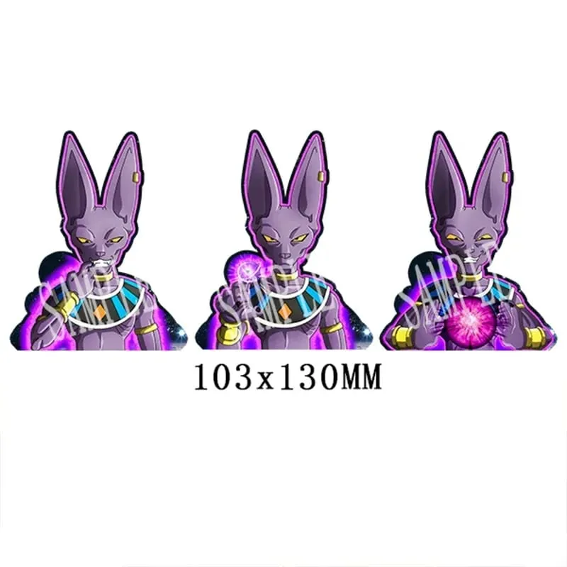 Autocollant lenticulaire 3D Anime Goku Vegeta, décalcomanies imperméables pour voiture, réfrigérateur, planche à roulettes, etc. cadeaux pour enfants — image 29