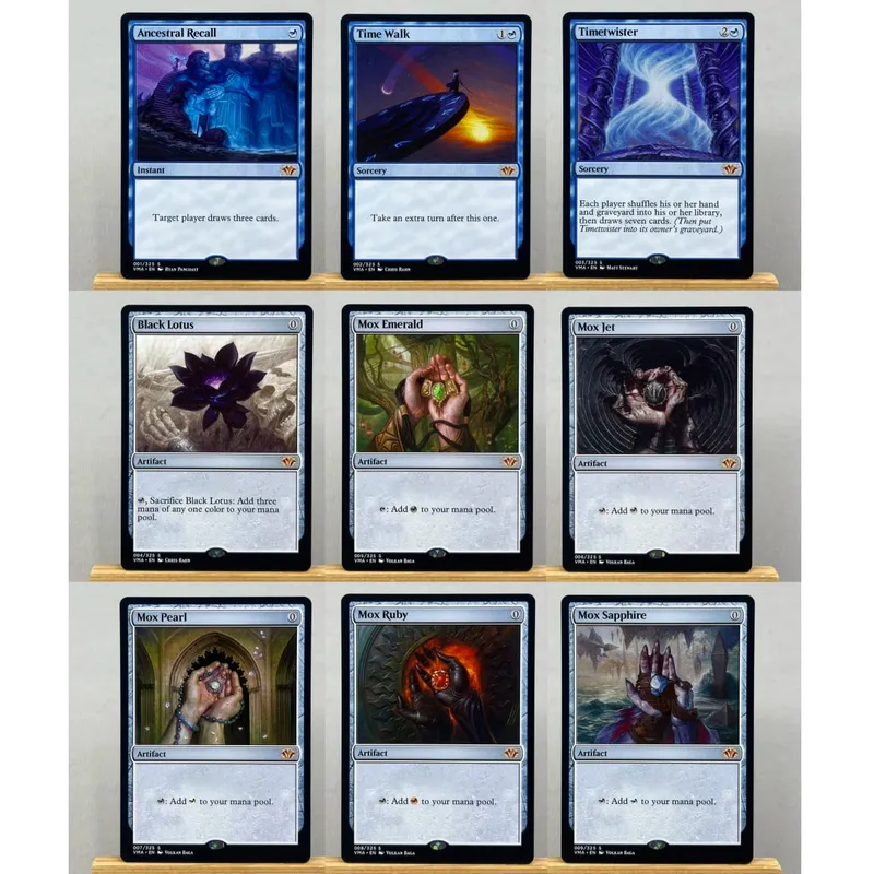 TCG Proxy Cards Deck Borad Games הולוגרמה בודדת לוטוס שחור Power9 Dual Landes The One Ring — image 18