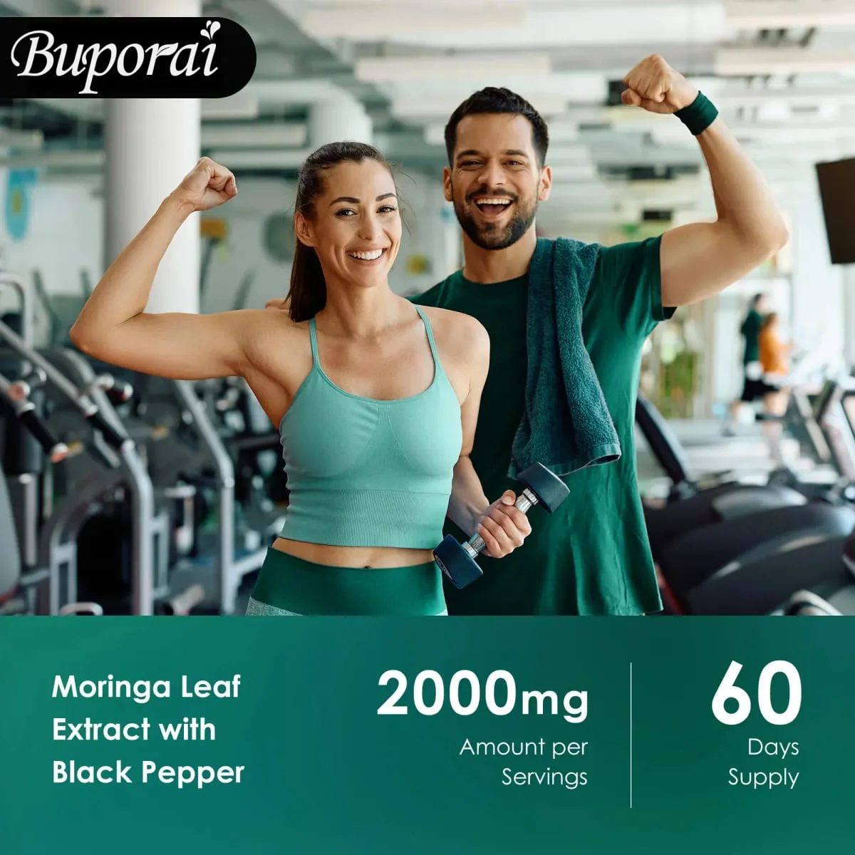 Moringa Leaf Capsules - Supports Digestive and Intestinal Health Antioxidants Nourishes Skin Improves Energy Levels