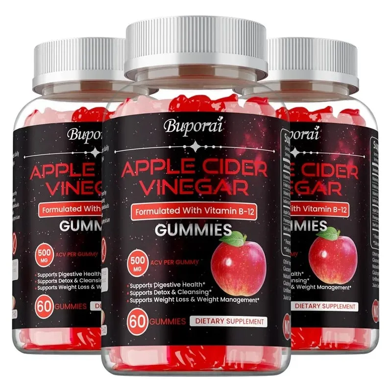 Apple Cider Vinegar Gummies - Promotes Digestive Health Relieves Bloating and Constipation Burns Fat Weight Management — image 8