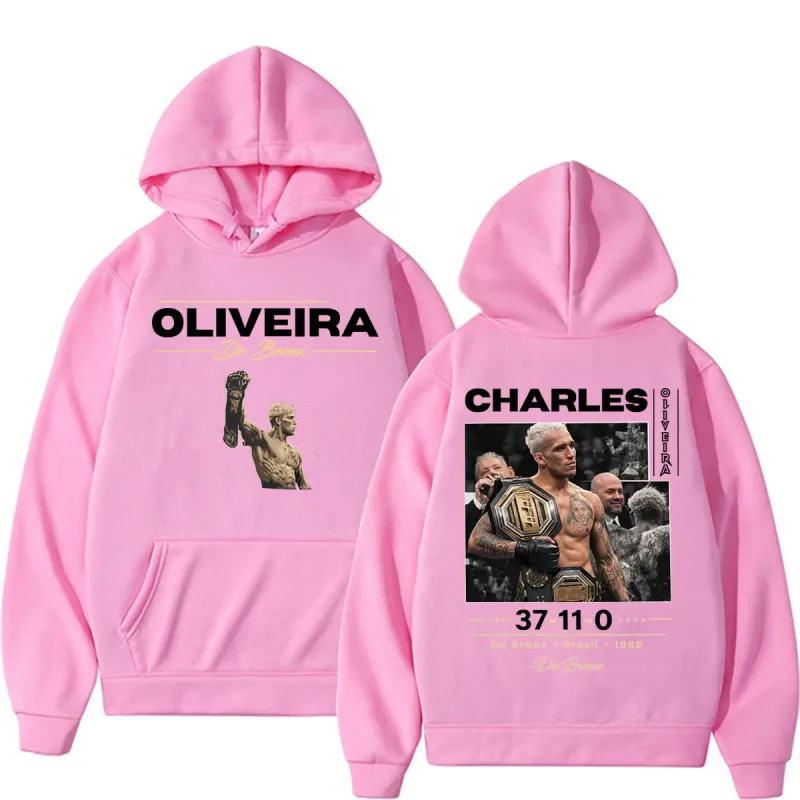 Do Bronx Brazil Charles Oliveira Graphic Sweatshirts Men Women Fashion Harajuku High Street Hoodies Cozy Fleece Oversized Hoodie — image 11