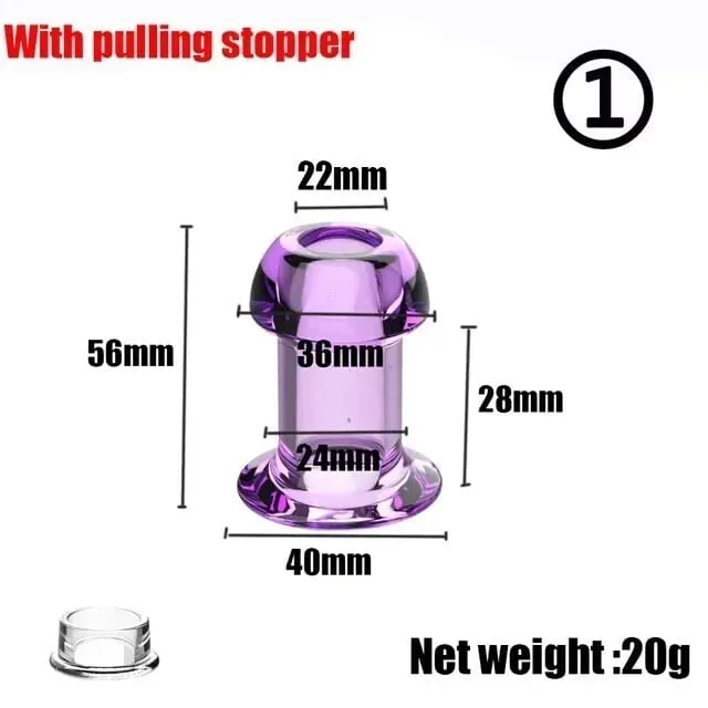 Κοίλο πρωκτικό βύσμα με πώμα Vagina Anus Dilator Speculum Expander Buttplug για μασάζ προστάτη σεξουαλικά παιχνίδια για γυναίκες άντρες ομοφυλόφιλοι