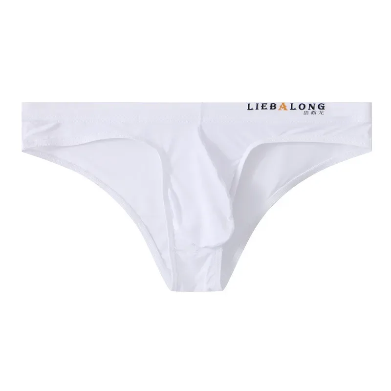 Panlalaking Briefs Bikini Sexy Underwear Men Ice Silk Penis Pouch Briefs Cuecas Calzoncillos Hombre Slip Gay Solid Lingerie ng Lalaki — image 21