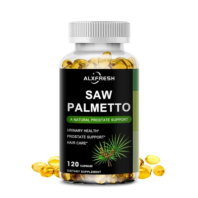 Alxfresh Prostate Health Supplement Natural Saw Palmetto Extract που υποστηρίζει κάψουλες για την ανάπτυξη του προστάτη και της τρίχας για άνδρες και γυναίκες — image 8