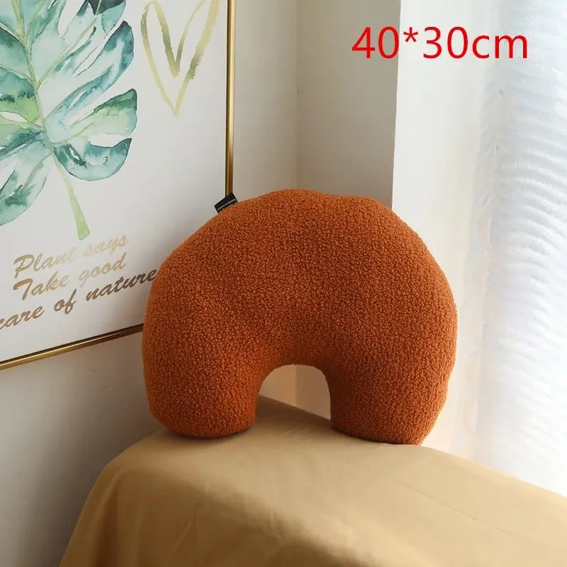 Coussin boule nordique de couleur unie, fleur en peluche, oreiller pour canapé, taille, bureau, jouet pour enfant, cadeaux, décoration de la maison, nouvelle collection — image 18
