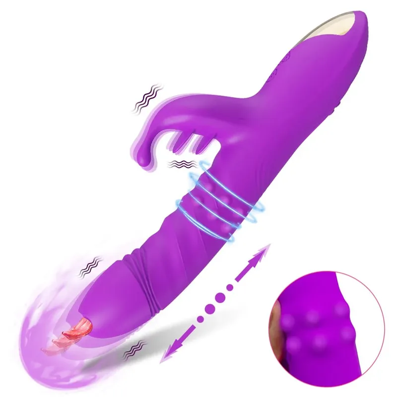 Fast Orgasm Vibrator Dildo For Women Licking Heating Vibrators Clitoris G-Spot Stimulator Vibro Female Clit Sucker Adult Sex Toy — image 11