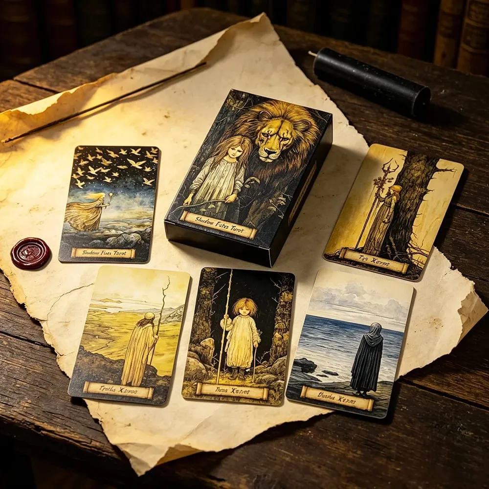 Shadow Fates Tarot Deck - 78 Cards Meditation Divination Cards για αυτοστοχασμό και πνευματική ανάπτυξη Ιδανική για εσωστρεφείς — image 3
