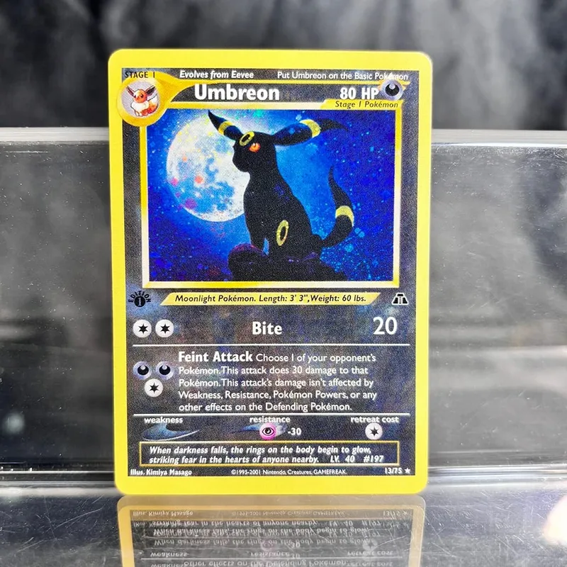 Holographic PKM Single Cards Charizard EX Pikachu 1st Edition Neo Mewtwo Συλλογή καρτών μεσολάβησης PTCG Battle Cards Παιχνίδια Δώρα
