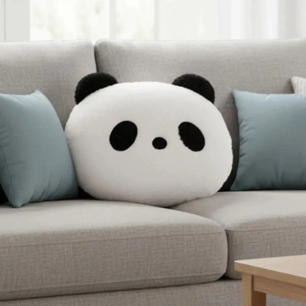Stuffed Animal Plush Panda Cushion Home Decoration Bedroom Sofa Stuffed Panda Pillow 30cm Kawaii Panda Throw Pillows — image 2