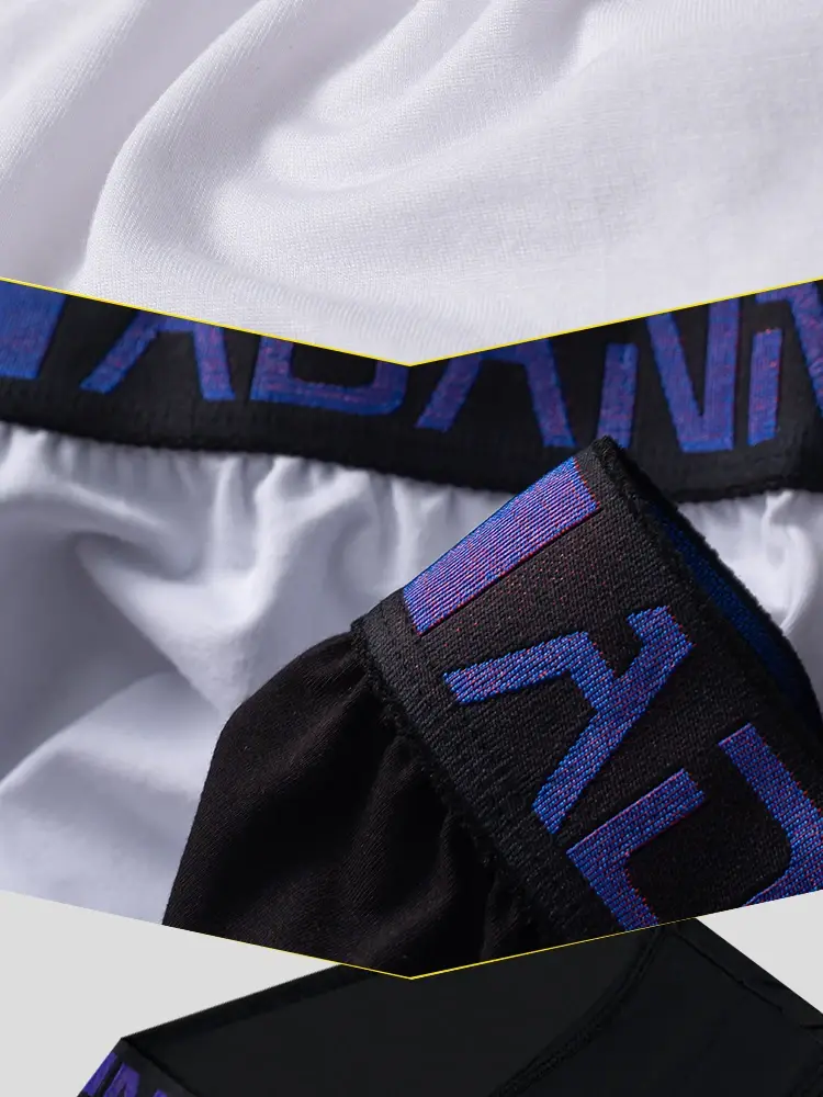 1PCS Men's ADANNU Modal Triangle Briefs Letter Waistband Soft Breathable Underwear — image 5