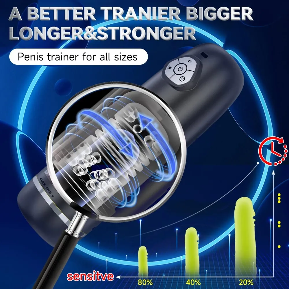 6 in1 AutomaticTelescopic Rotation Cup Masturbator App Pocket Control Potsy πέους Μηχάνημα σεξουαλικά παιχνίδια για ενήλικες άνδρες — image 5