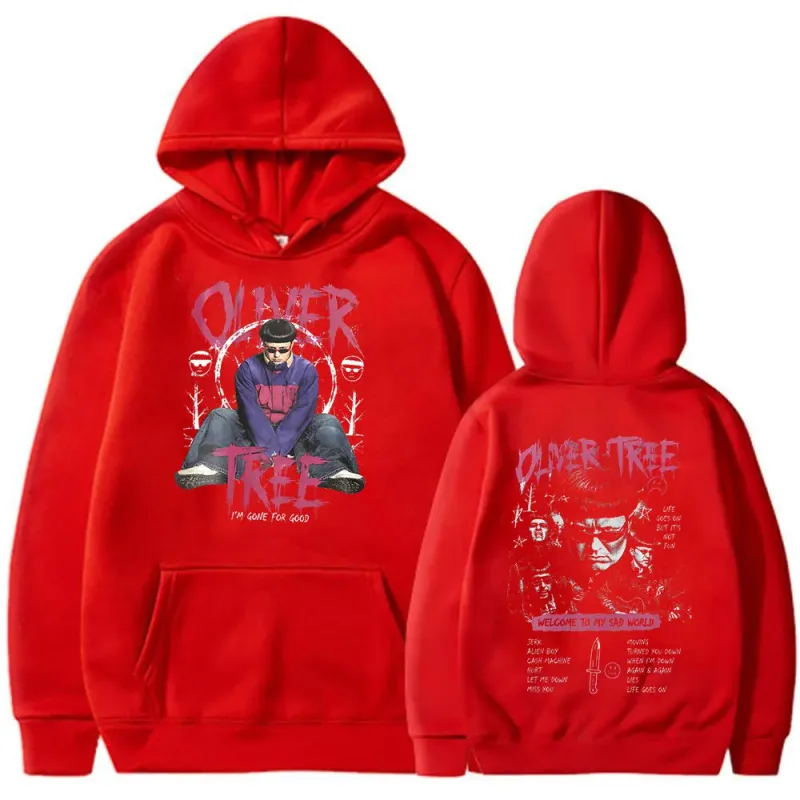 Oliver Tree Hoodies A vida continua 1993-2026 fãs presente pullovers roupas masculinas moda hip hop oversized casual moletom com capuz — image 10