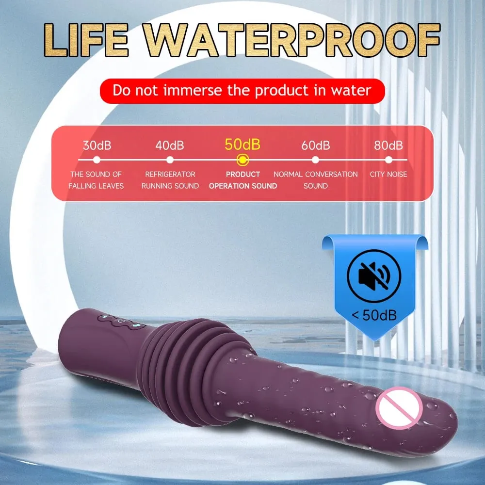 Telescopic Dildo Vibrator G Spot Clitoris Stimulator Massager Orgasm Thrusting Retractable Vaginal Toy Sex Toy for Adult Women