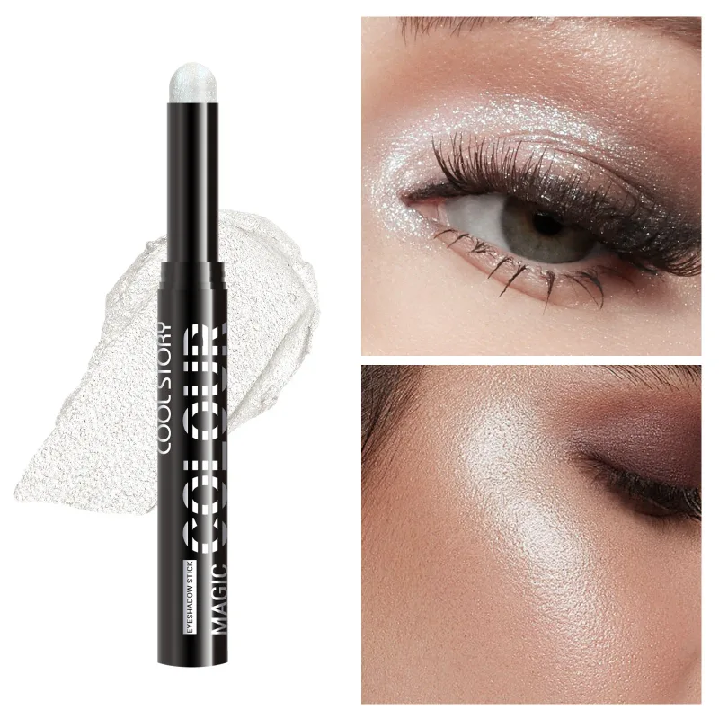 2 σε 1 Eyeshadow Lipstick Stick Pencil Waterproof Glitter Brighten Matte Eye Shadow Makeup Pigment Eyeshadow Pen — image 15