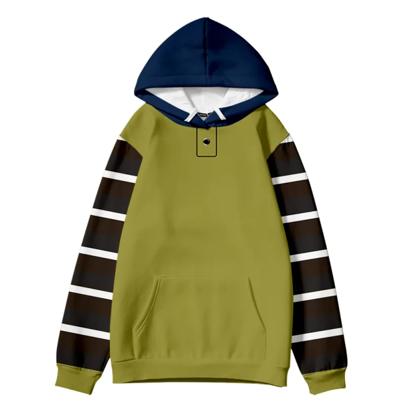 2024 moda impressa listrado padrão pulôver masculino casual simples oversized solto hoodie rua design harajuku moletom masculino