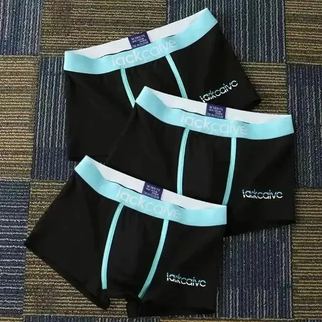 3st Herrtrosor Bomull Herrunderkläder Boxers Andas Man Boxertryckta kalsonger Bekväma shorts Herrunderkläder M-3XL — image 33