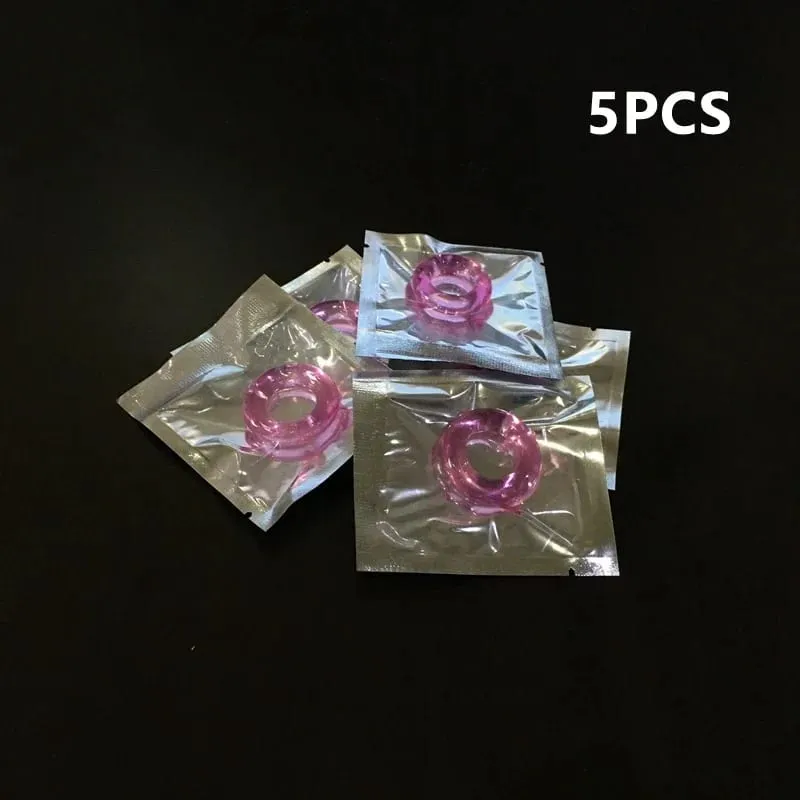 10/5Pcs Silicone Durable Penis Ring Adult Men Ejaculation Delay Cock Rubber Rings Penis Enlargement Sex Toys For Male Sex Ring
