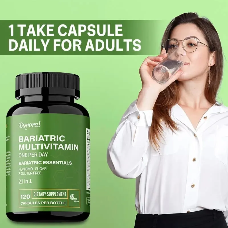 Bariatric multivitamin-kiegészítő – 21 vitamint és ásványi anyagot tartalmaz az általános egészség és az energiaszint fenntartása érdekében — image 6