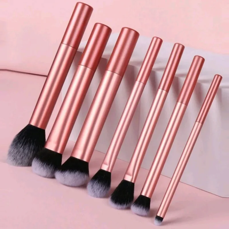 Ensemble de pinceaux de maquillage professionnels, 10 pièces, pinceaux de détail Super doux, pour Blush, fond de teint, correcteur, fard à paupières, outil de beauté pour dames