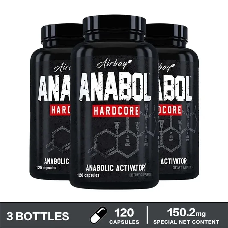 Anabol Hardcore Supplement - Muscle Growth Improved Endurance Stress and Mood Relief and Overall Health — image 11