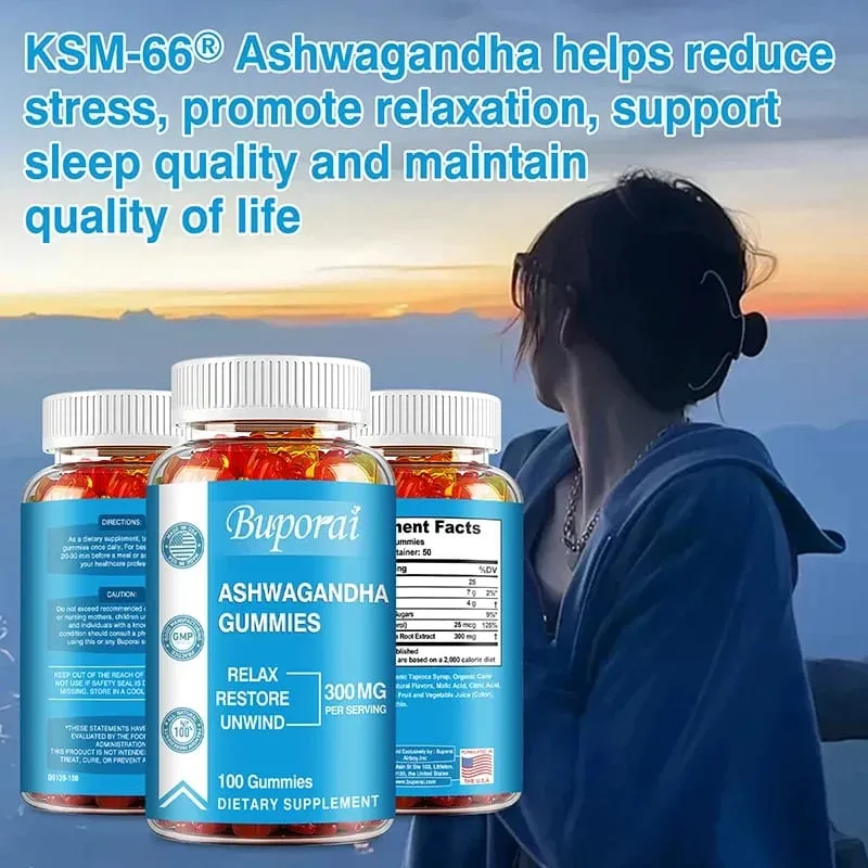 Ashwagandha gumicukor - stresszoldó, javítja a memóriát, elősegíti az immunrendszer és az idegrendszer egészségét és anyagcseréjét — image 7