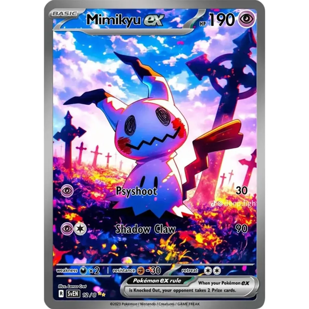 Κάρτες συλλογής TCG Mimiku DIY Υψηλής ποιότητας Αυτοκατασκευασμένες Μονές Κάρτες Κλασικό Παιχνίδι δώρο καρτών Anime — image 4
