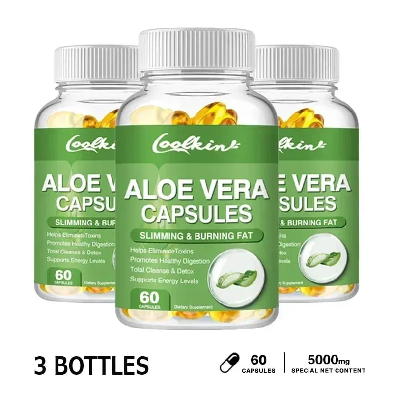 Aloe Vera Extract Capsules - Supports Intestinal Digestive and Immune Health Relieves Constipation and Balances Stomach AcidSu — image 10