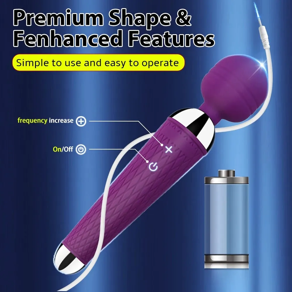 Powerful AV Vibrators for Women USB Recharge Magic Wand Massager Clitoris Stimulator Wellness Erotic Sex Toy Masturbator Product — image 4