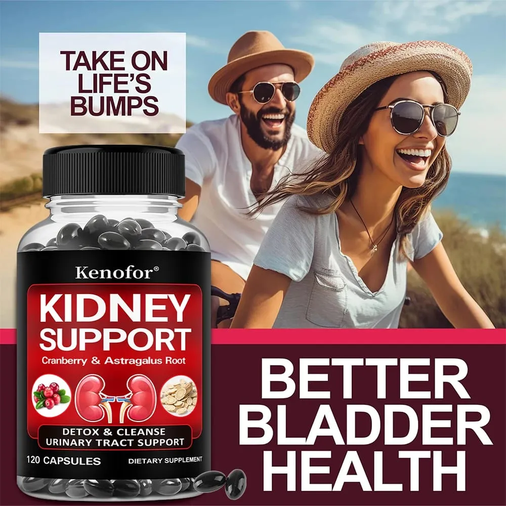 Kidney Support Cleanse Detox Supplement - with Cranberry and Astragalus Root - Supports Urinary Tract and Bladder Health — image 2