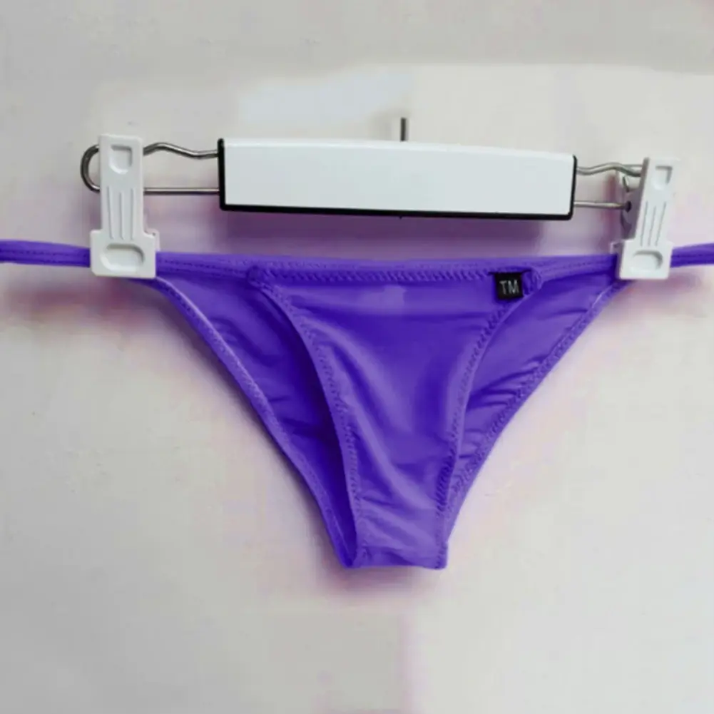 Men Solid Color Thin Soft Breathable Very Hot Lingerie Gay Sissy Pouch Underwear Solid Underpants Panties Briefs Men's Clothing — image 9