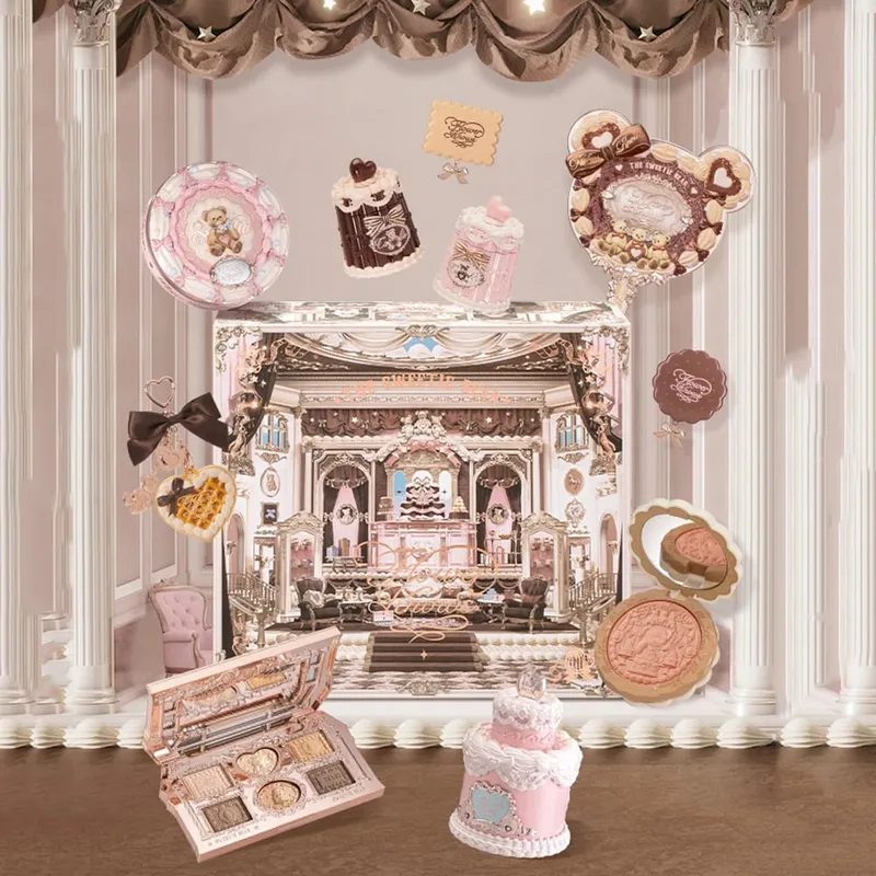 New Arrive Flower Knows The Sweetie Bear Collection Mini Setting Powder Cookie בושם וג'ל ועיפרון גבות כפולים — image 7