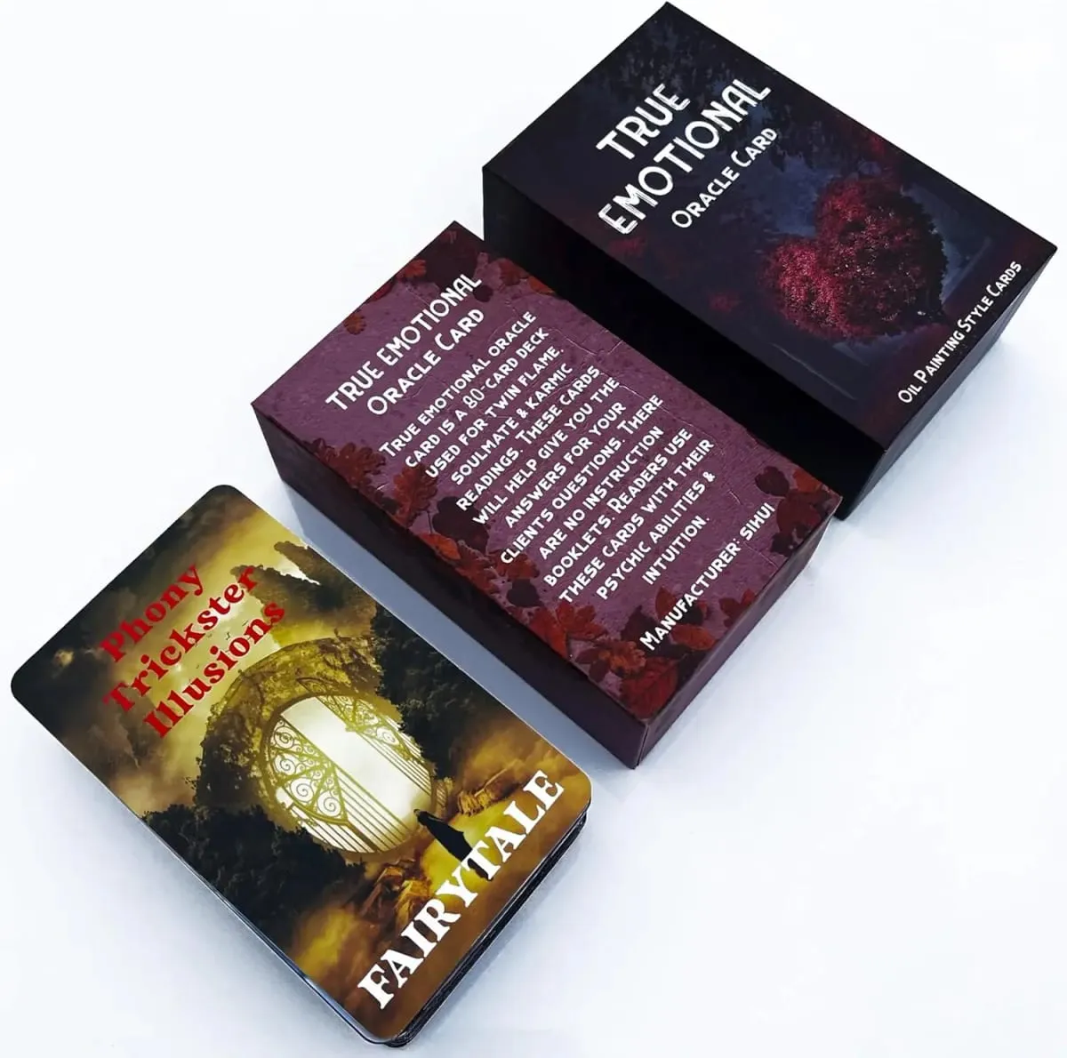12x7 cm True Emotional Oracle Kártyajátékok Nincs kézikönyv — image 6