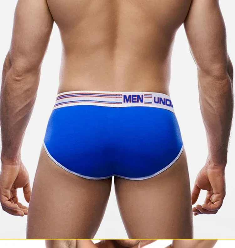 Panlalaking Cotton Color Block Brief, Pump! Logo Wide Waistband Low Rise Sexy 3D Convex Pouch Underwear 3256813080433415 — image 22
