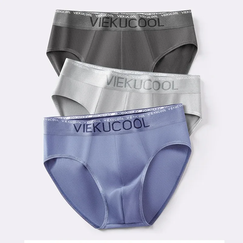 1pcs Cotton Mens Sexy Briefs Teenagers Sport Underwears Plus Size Fat Men's Underpant Students Breathable Fashion Casual Panties — image 2