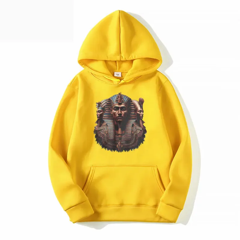 Egyptian Pharaoh Graphic Ancient Egypt Art Meme Hoodie Men Women Vintage Fashion Humor Long Sleeve Hooded Sweatshirts Streetwear — image 12