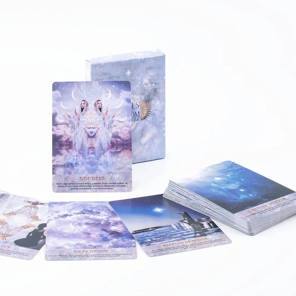 Pearl Wisdom Oracle Deck 10,4*7,3cm 44 Cards Deve Into The Ethereal Visuals που σας καθοδηγούν να ανακαλύψετε βαθύτερη σημασία — image 2