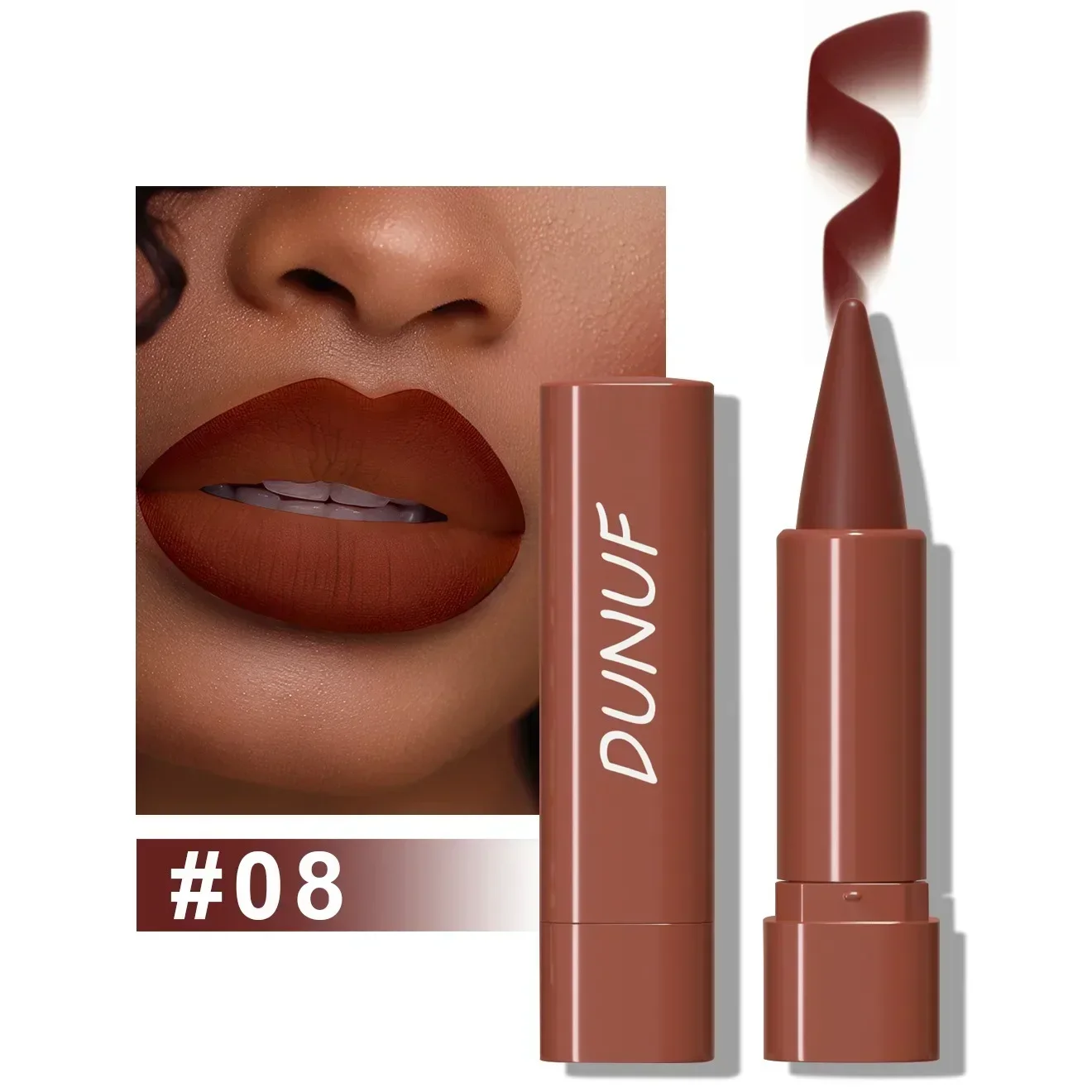 Κραγιόν 9 χρωμάτων Gradient Lip Liner Ματ Μαύρο Καφέ Βελούδινο Κραγιόν Αδιάβροχο μη κολλώδες απόχρωση Lipliner Crayon Lip Makeup — image 11