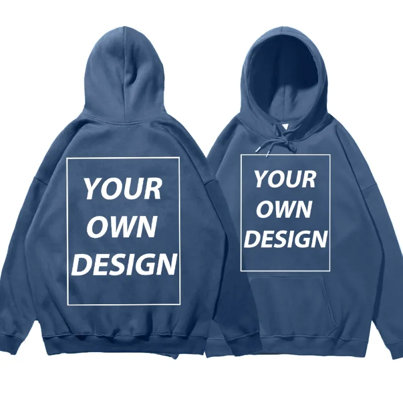 Customized DIY Print Lalaki Babae Autumn Winter Hoodies Casual Classic Pullover Simple Comfy Streetwear Soft Warm Sports Clothing — image 23