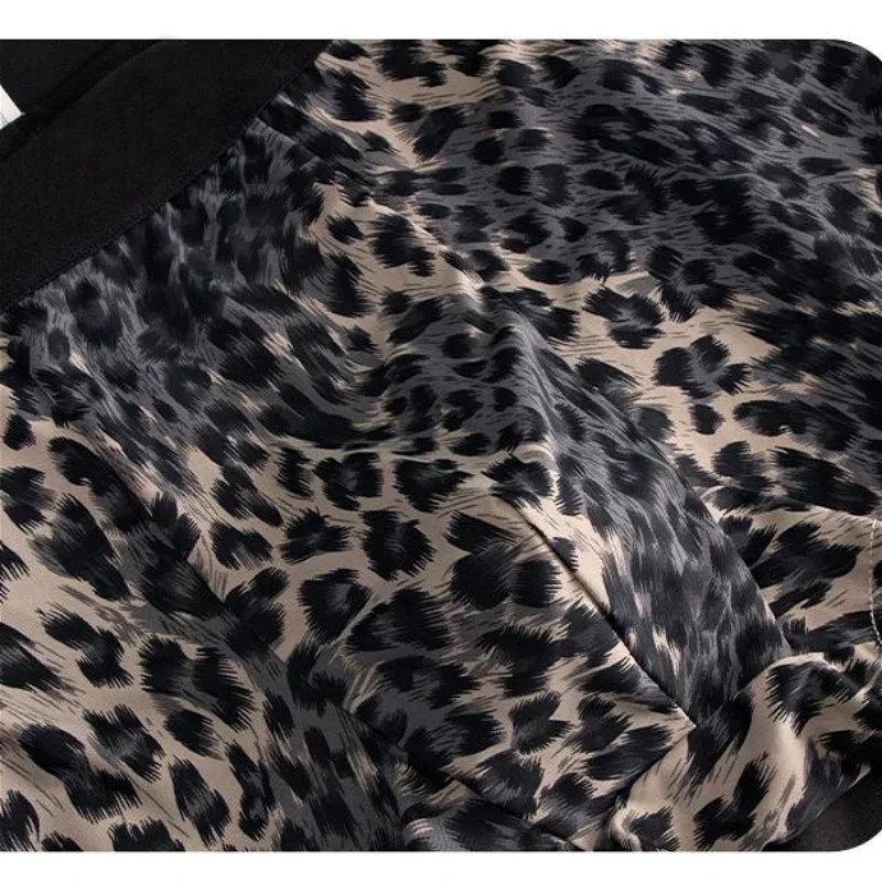 Mens Ice Silk Underwear Shorts Convex Pouch Flat Boxers Leopard Quick Dry Panlalaking Panloob na Seamless Breathable Swimming Trunks — image 5