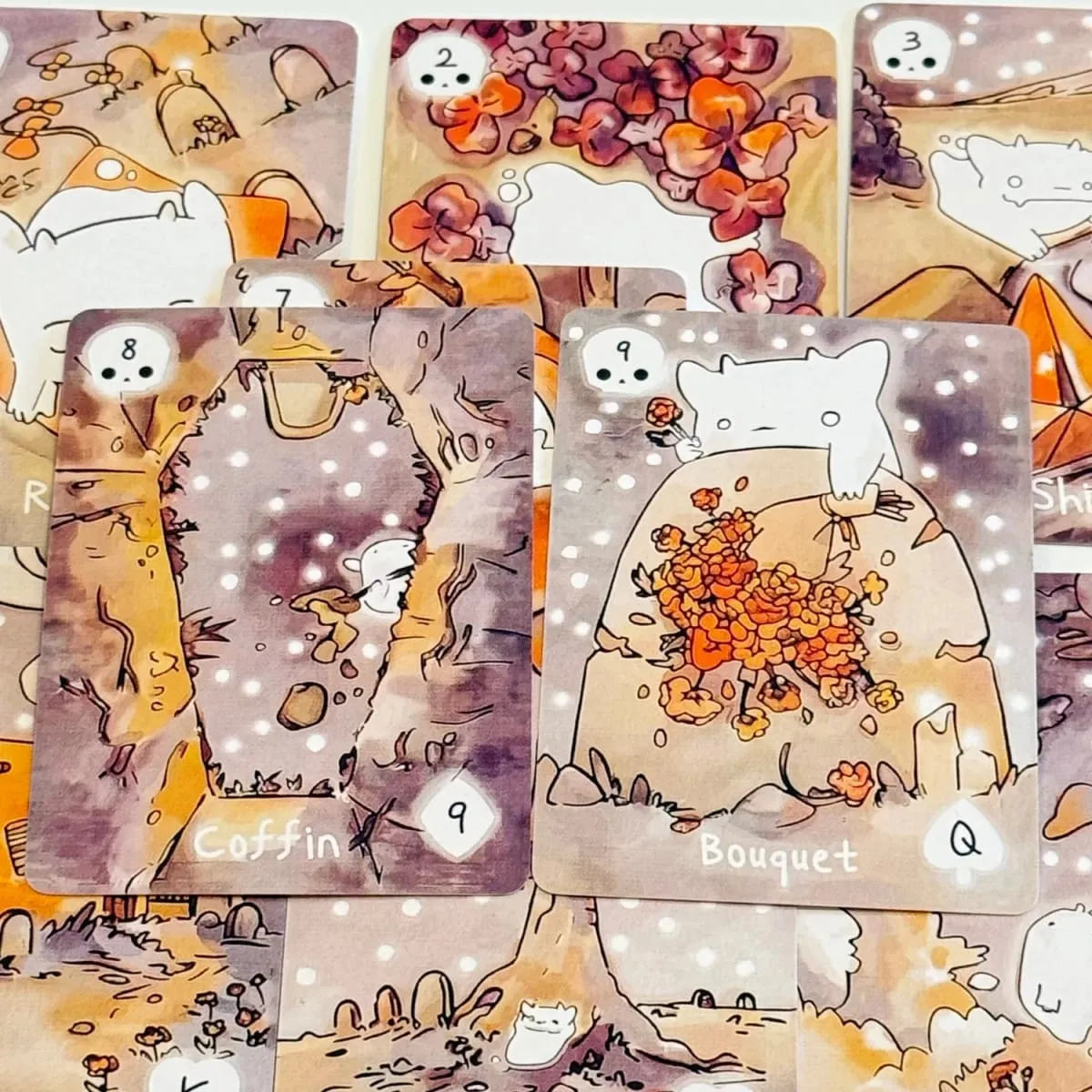 Lil Phantasm Lenormand Oracle Deck 36 τμχ Oracle Card Family Party Playing cards Επιτραπέζιο παιχνίδι